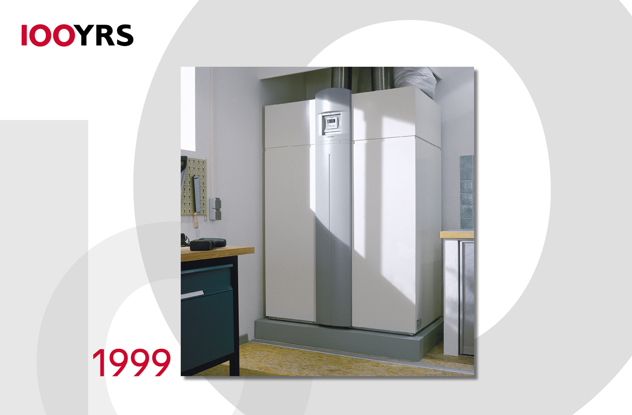 Heating, ventilation, cooling and domestic hot water functions are combined in one device
