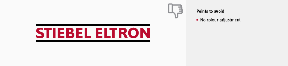 Logo Dos and Don‘ts | Brandbox STIEBEL ELTRON