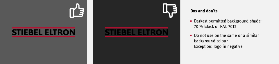 Logo Dos and Don‘ts | Brandbox STIEBEL ELTRON