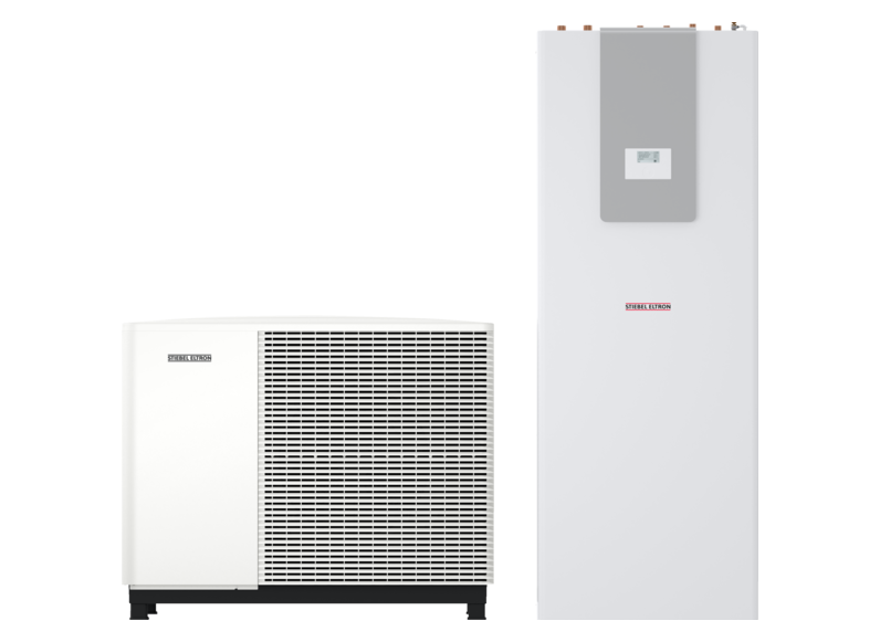STIEBEL ELTRON Air source heat pumps HPA-O 07.2 W Plus HC 230 + HSBC 200