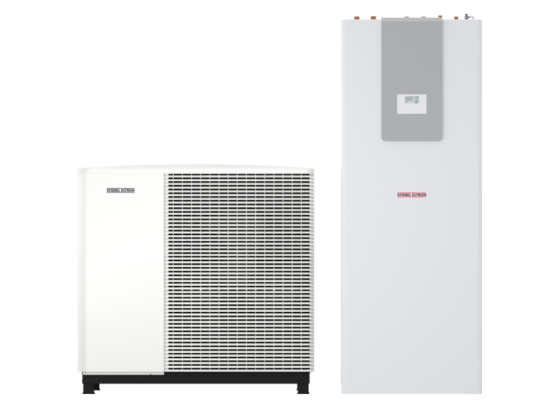 STIEBEL ELTRON Air source heat pumps HPA-O 10.2 W Plus HC 400 + HSBC 200