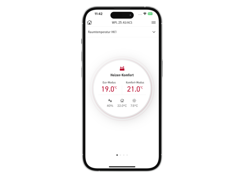STIEBEL ELTRON Control unit/energy management MyStiebel-App iOS